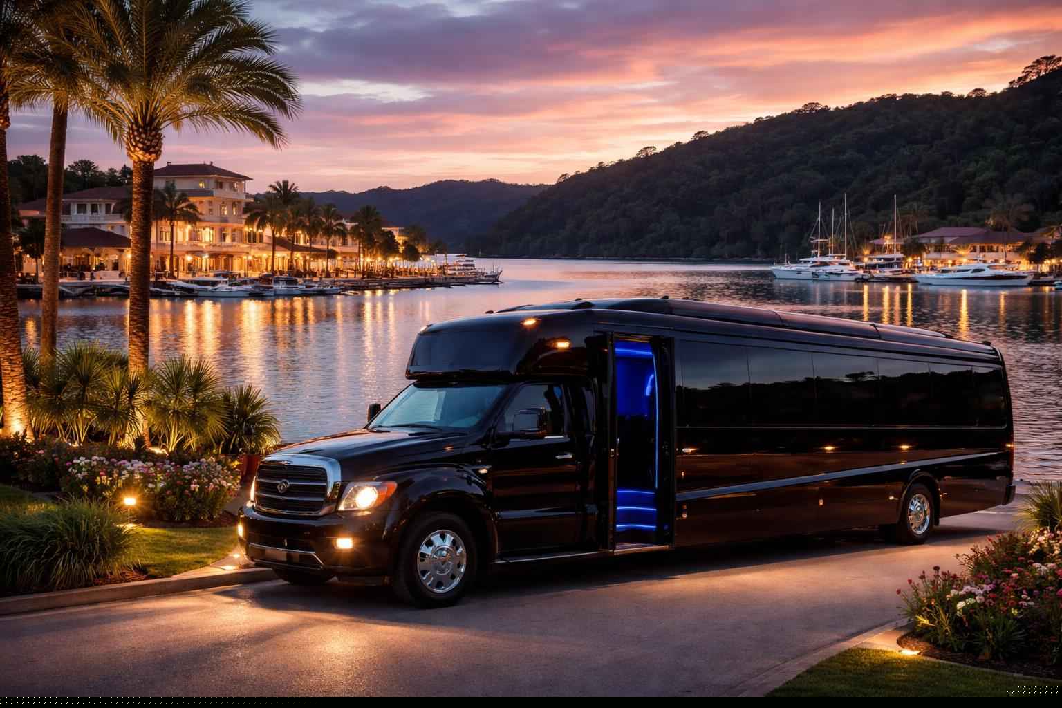 Horseshoe Bay TX Group Limo Bus Service