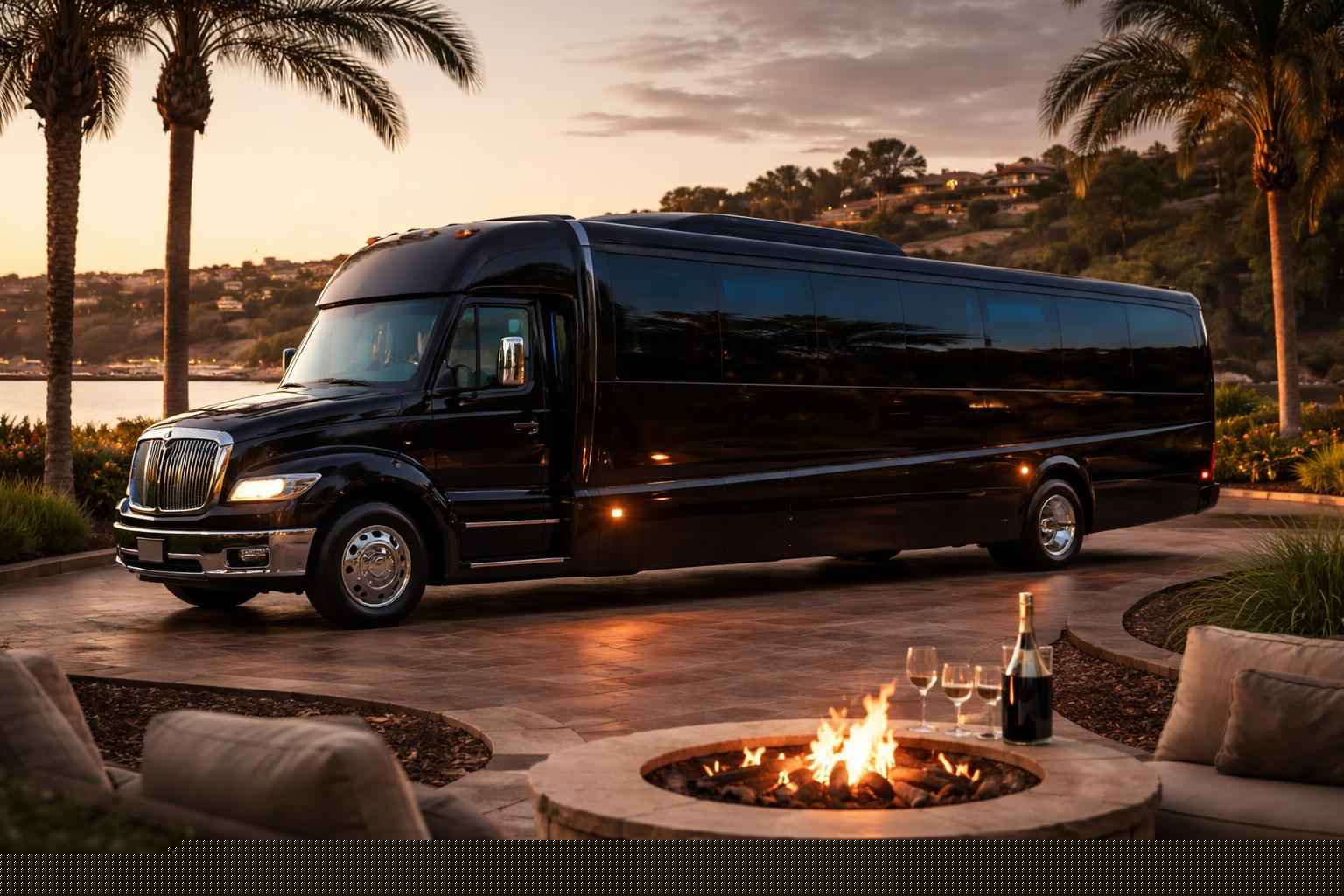 Luxury Limo Buses for Horseshoe Bay Events