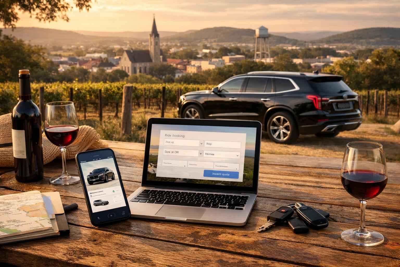 How Do I Get an Instant Quote for a Trip in Fredericksburg Texas?
