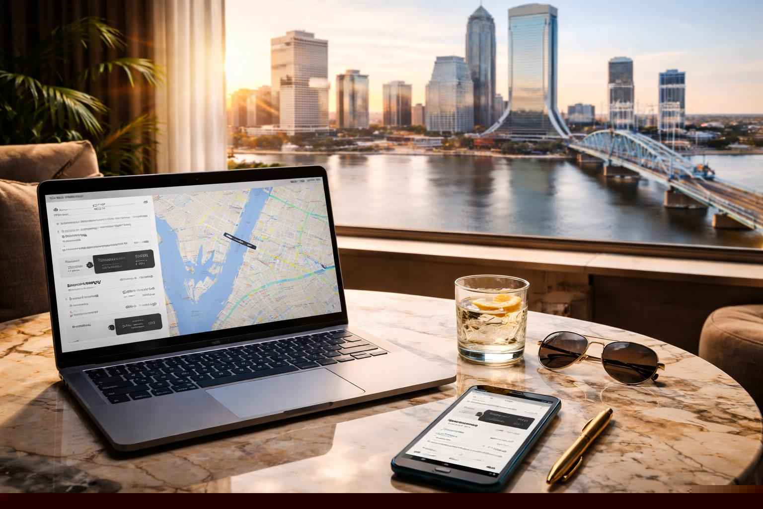 How do I get an instant quote for a trip in Jacksonville Florida?