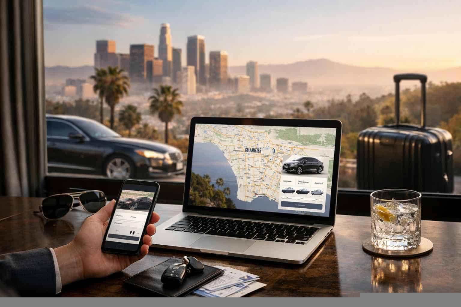 How do I get an instant quote for a trip in Los Angeles California?