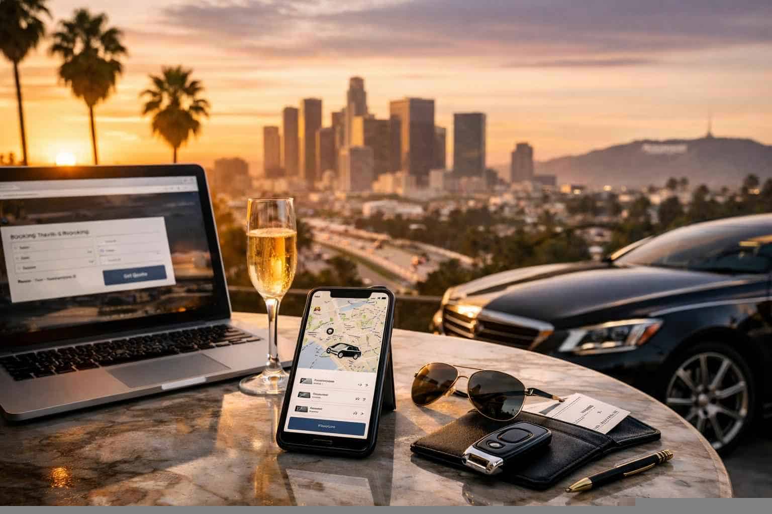 How do I get an instant quote for a trip in Los Angeles California?