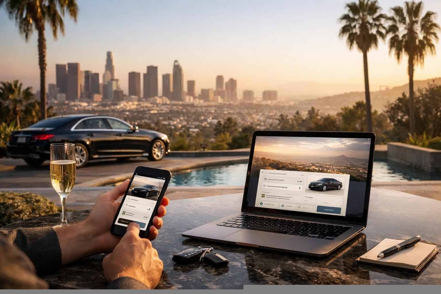 How do I get an instant quote for a trip in Los Angeles California?