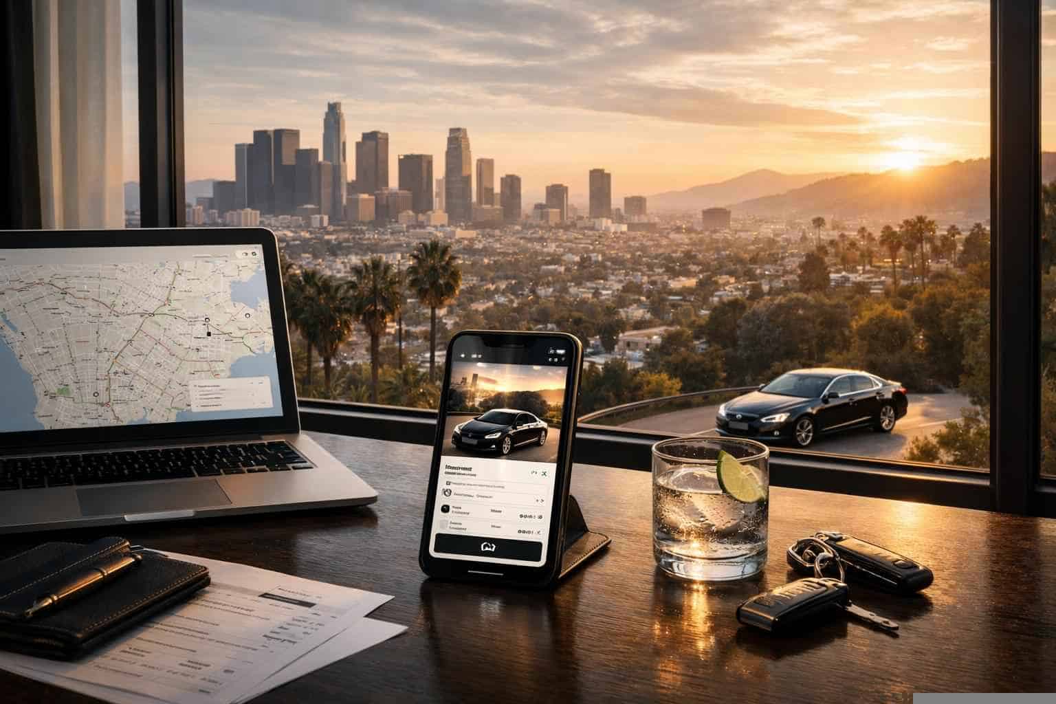 How do I get an instant quote for a trip in Los Angeles California?