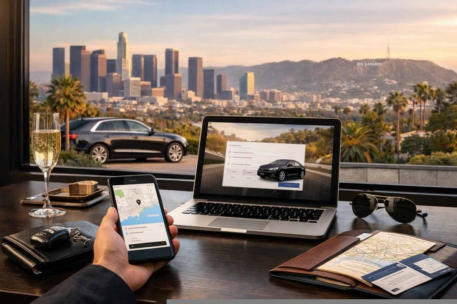 How do I get an instant quote for a trip in Los Angeles California?
