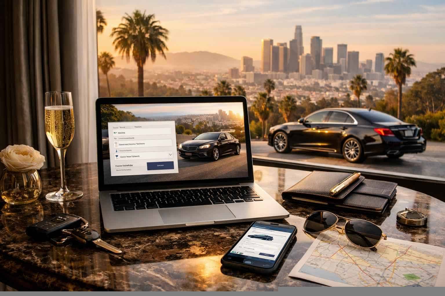 How do I get an instant quote for a trip in Los Angeles California