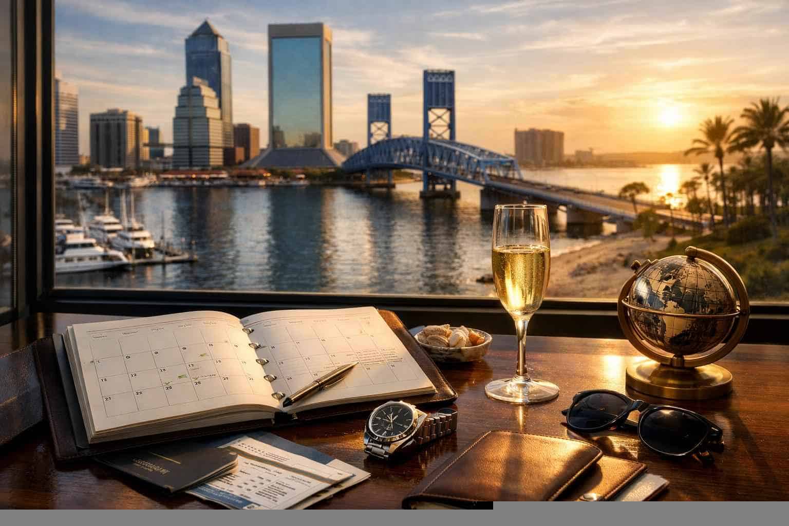 How far in advance should I reserve peak dates in Jacksonville Florida?