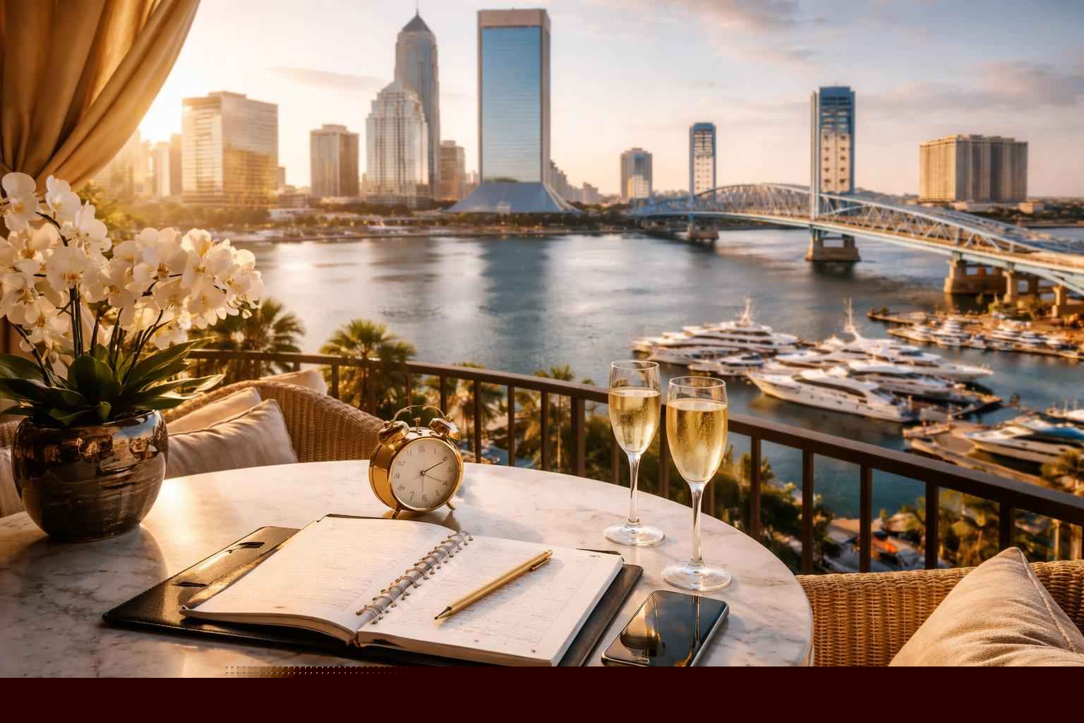 How far in advance should I reserve peak dates in Jacksonville Florida