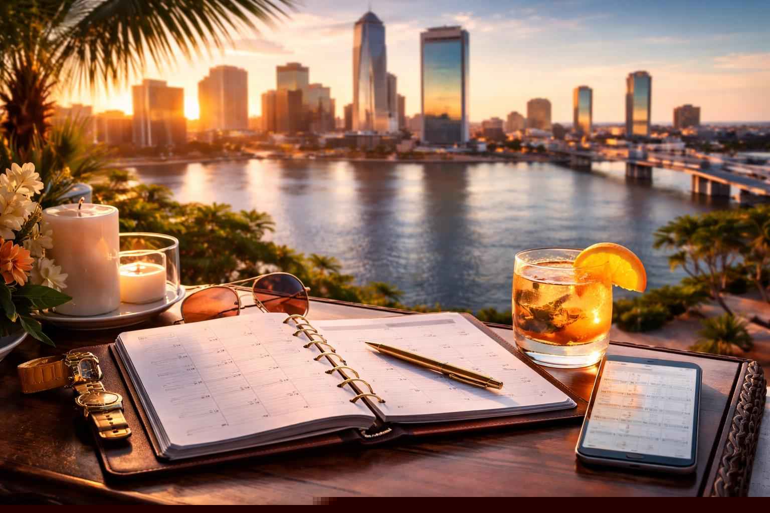 How far in advance should I reserve peak dates in Jacksonville Florida