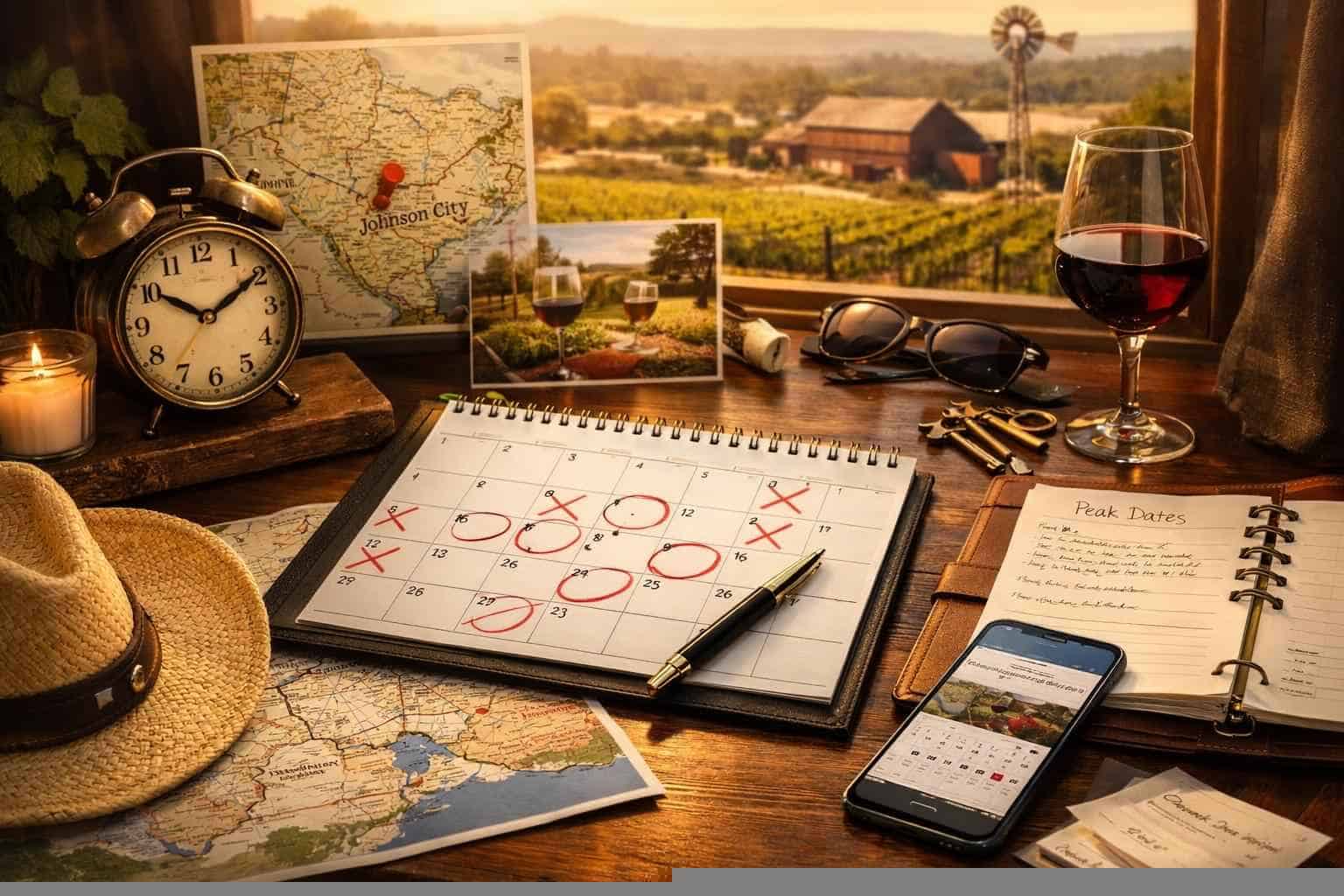 How Far in Advance Should I Reserve Peak Dates in Johnson City Texas?