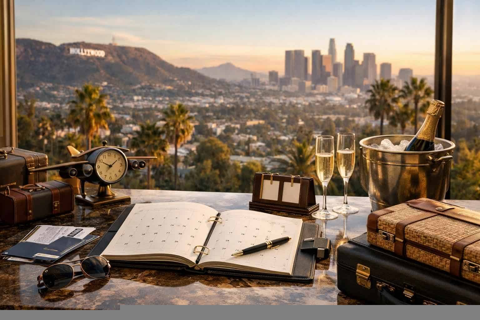 How far in advance should I reserve peak dates in Los Angeles California