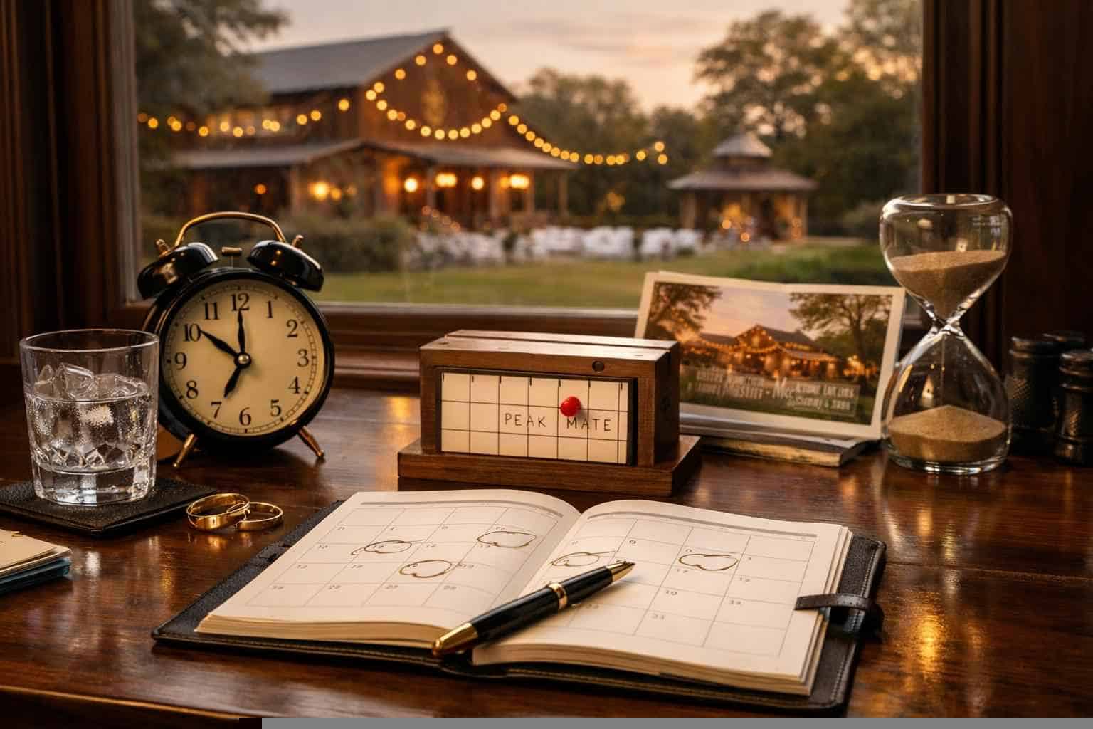 How far in advance should I reserve peak dates in McKinney Texas?