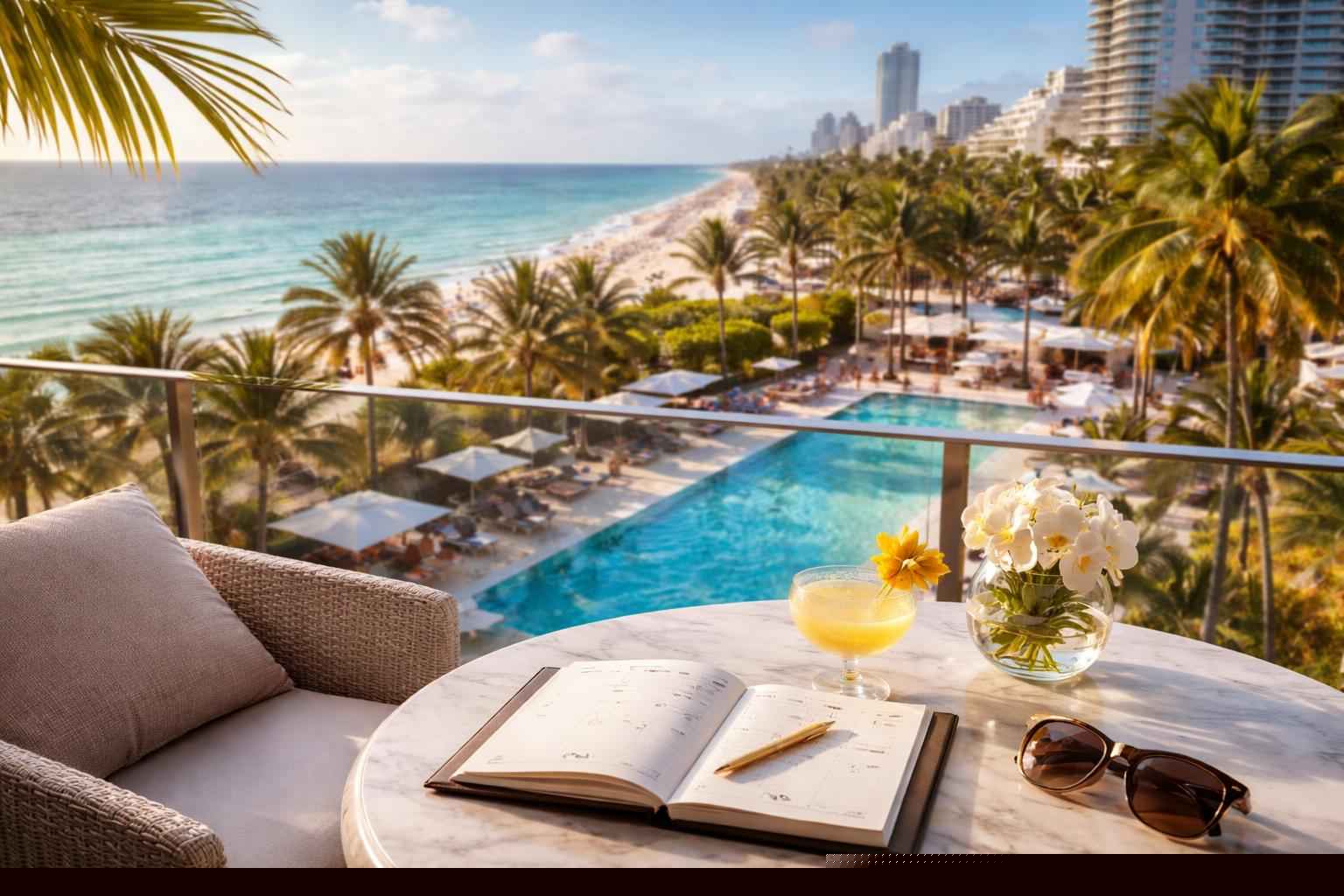 How far in advance should I reserve peak dates in Miami Florida?