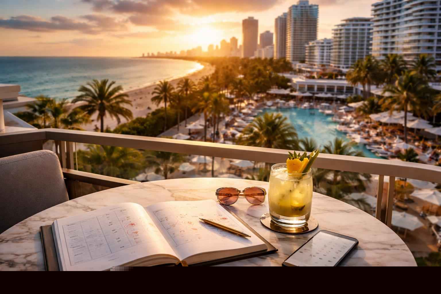 How far in advance should I reserve peak dates in Miami Florida?