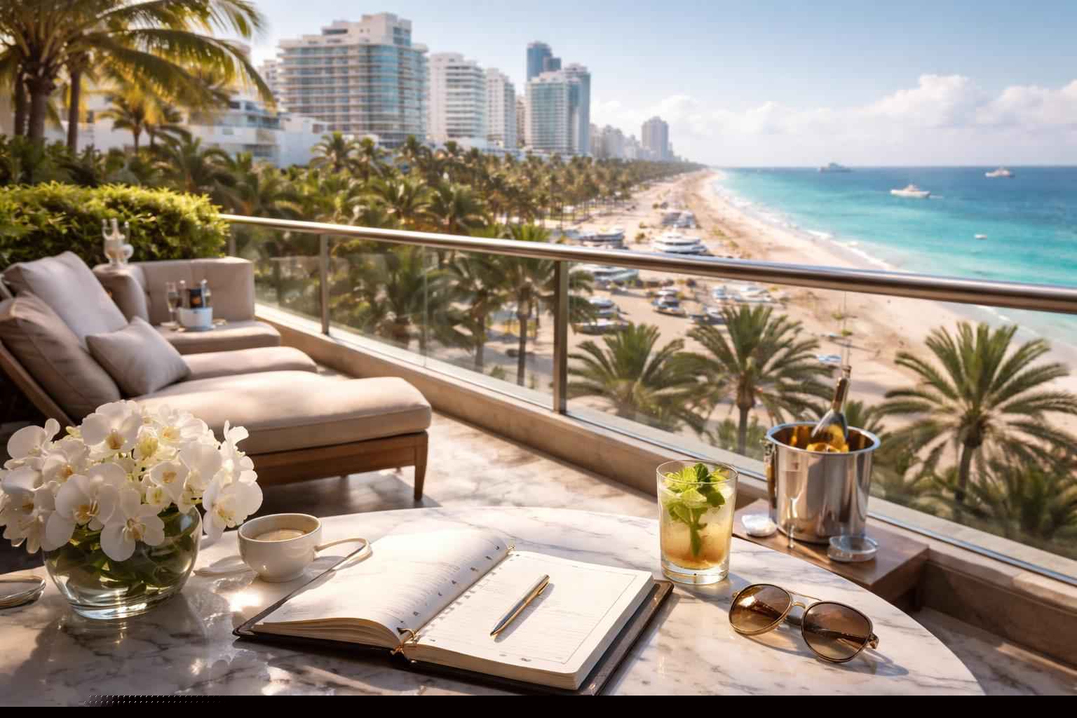 How far in advance should I reserve peak dates in Miami Florida?