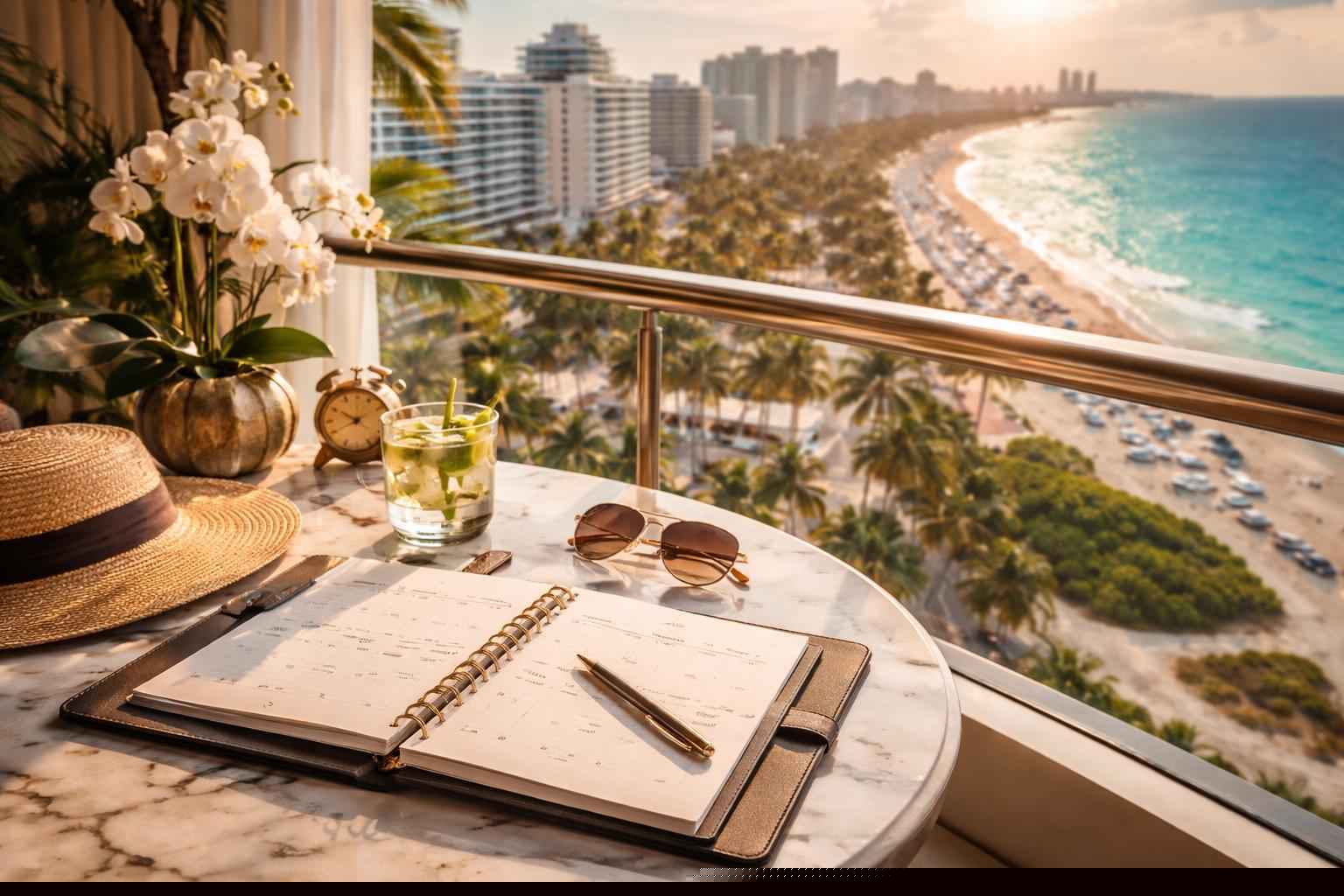 How far in advance should I reserve peak dates in Miami Florida?