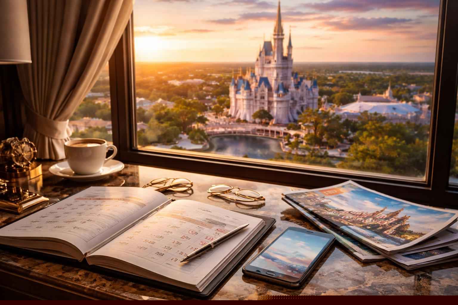How far in advance should I reserve peak dates in Orlando Florida