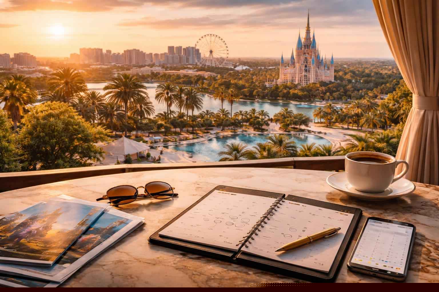 How far in advance should I reserve peak dates in Orlando Florida?