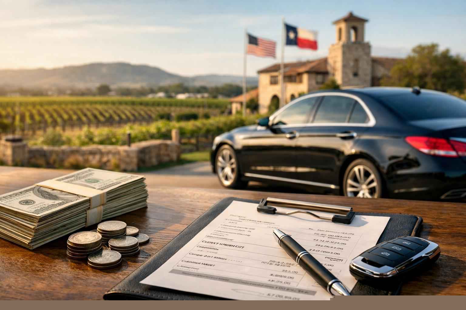 How Much Does a Black Car Service Cost in Fredericksburg Texas?