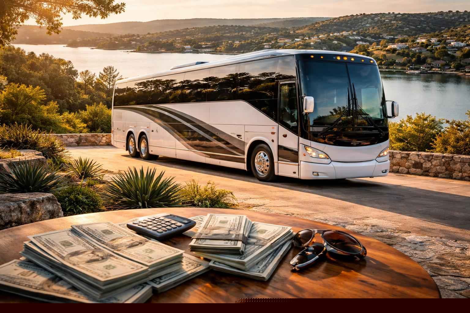 How Much Does a Charter Bus Cost in Horseshoe Bay?