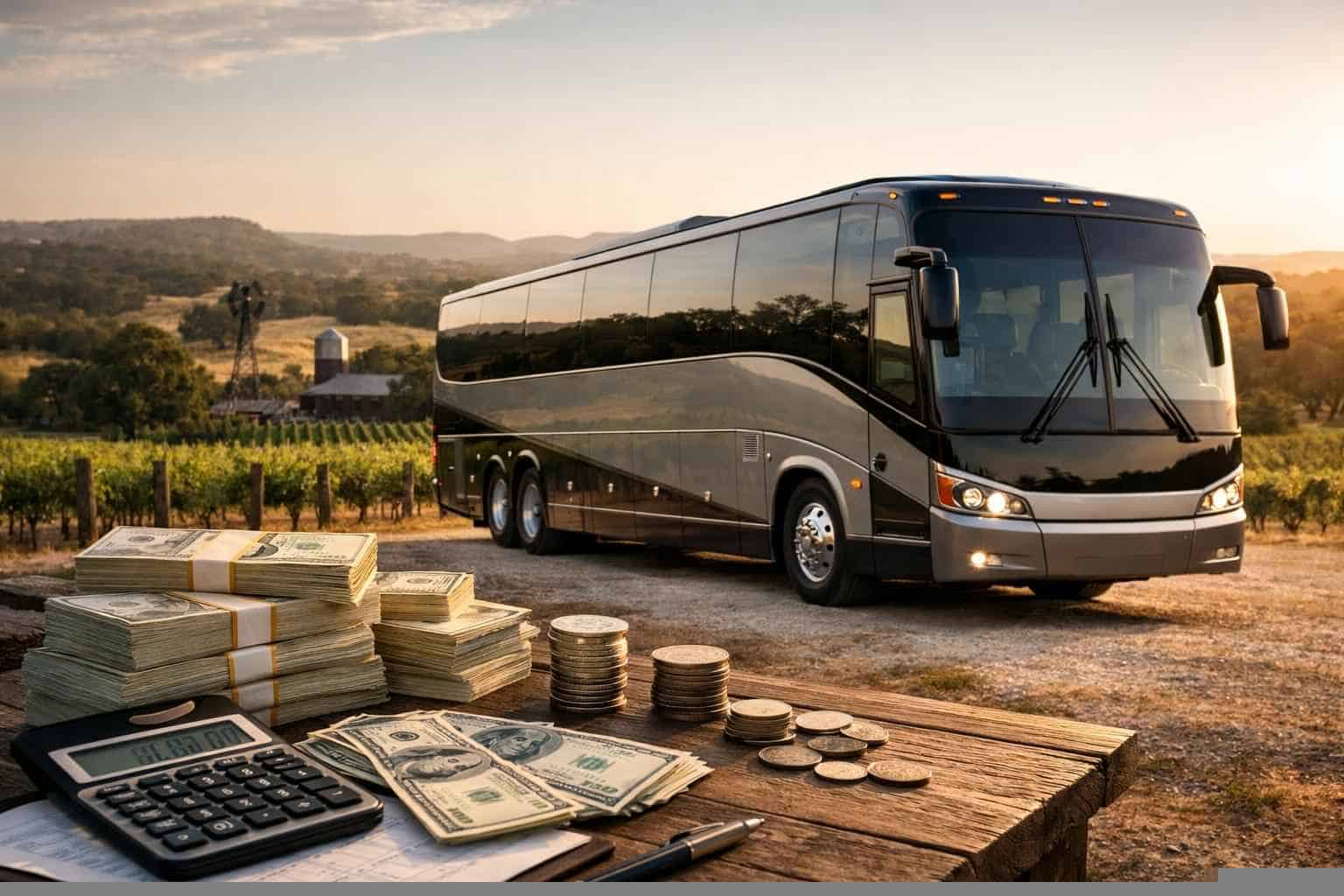 How Much Does a Charter Bus Rental Cost in Johnson City