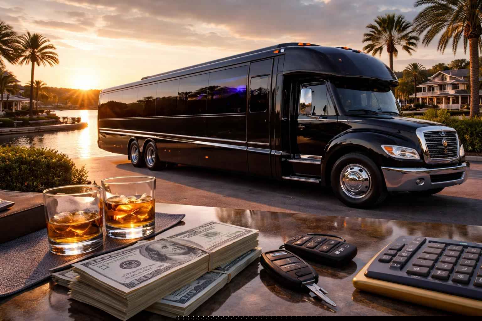 How Much Is a Limo Bus in Horseshoe Bay TX