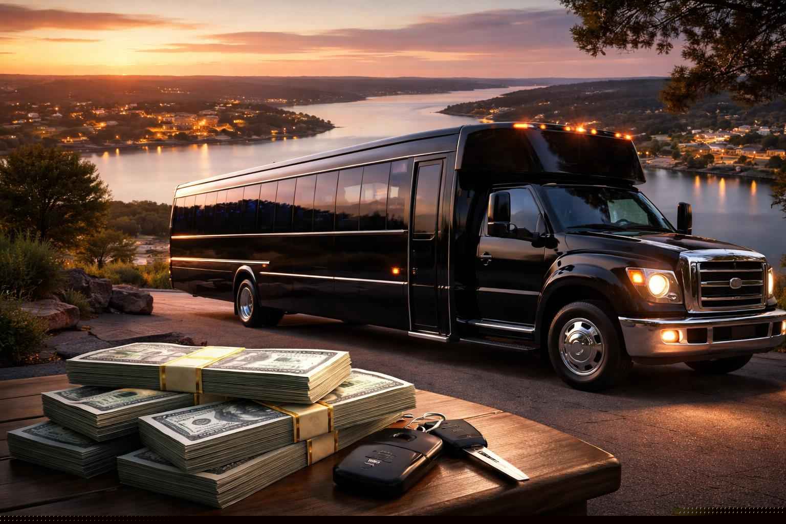 How Much Is A Limo Bus In Marble Falls TX?