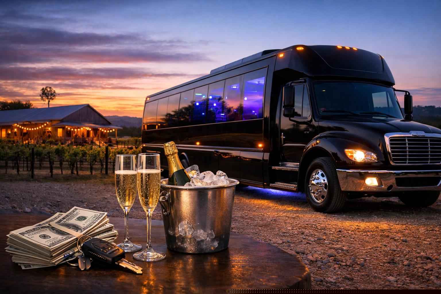How Much Does A Party Bus Cost in Fredericksburg?