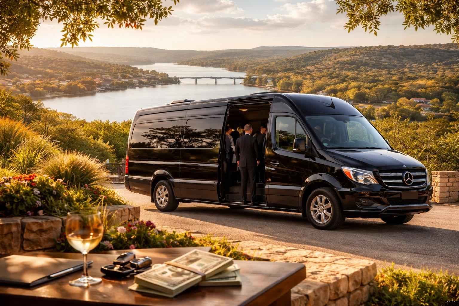 How Much Does A Passenger Van With A Driver Cost In Marble Falls Texas