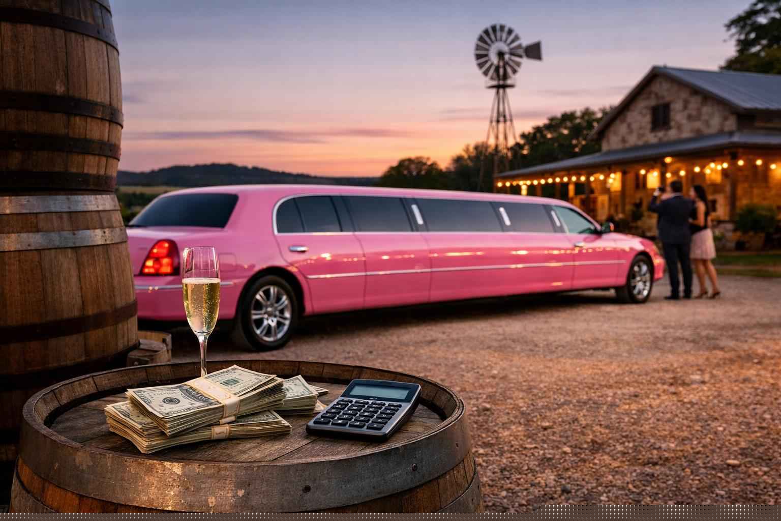 How Much Does a Pink Limo Rental Cost in Fredericksburg Texas