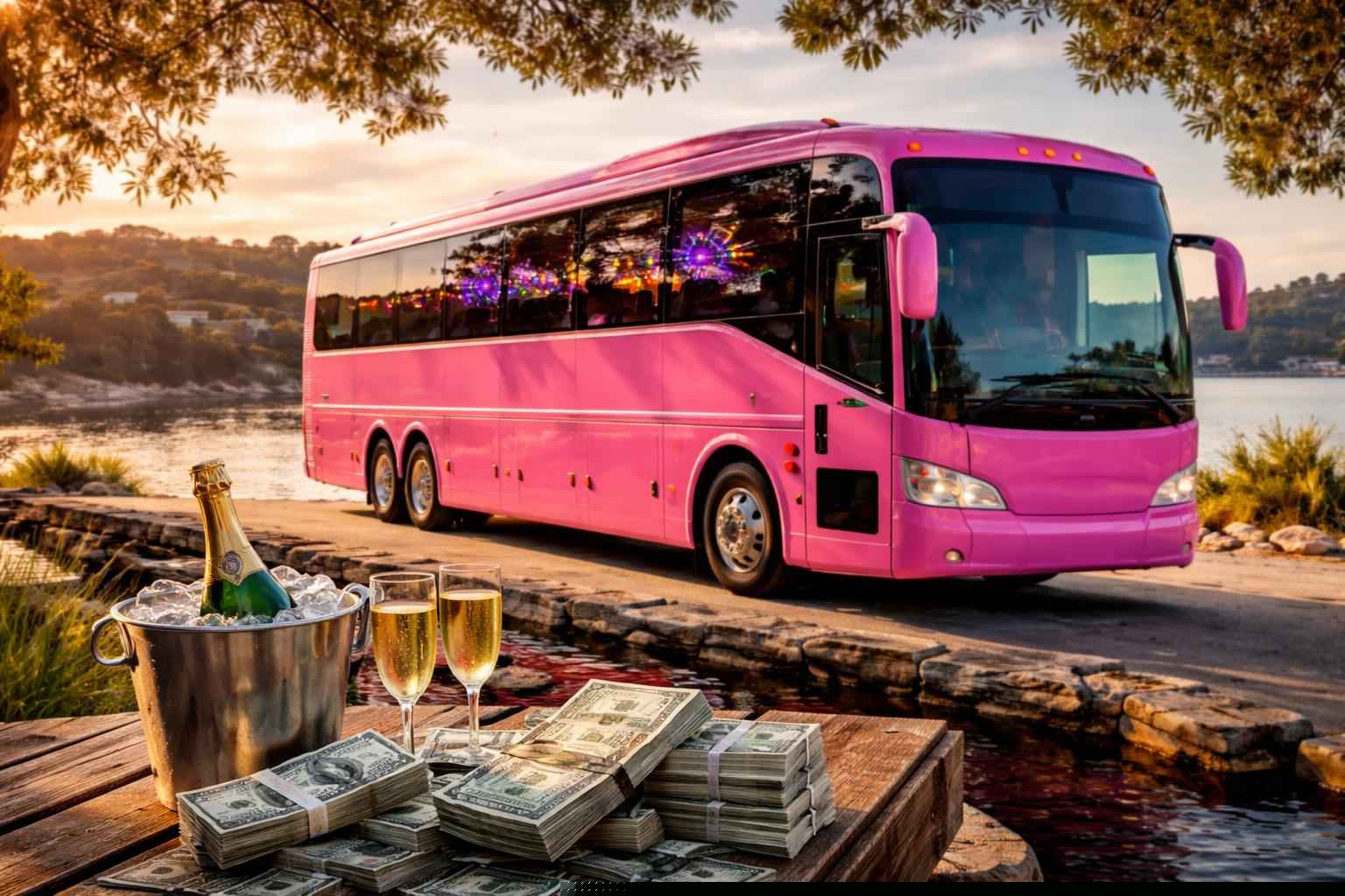 How Much Does A Pink Party Bus Rental Cost
