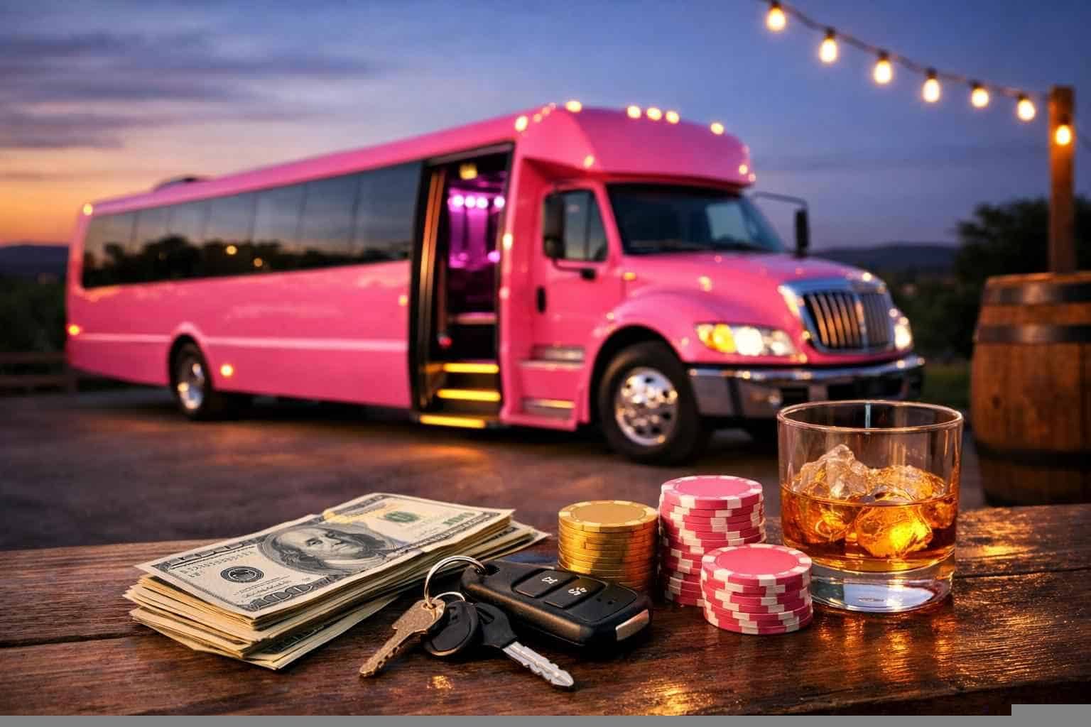 How Much Does Pink Party Bus Rental Cost?