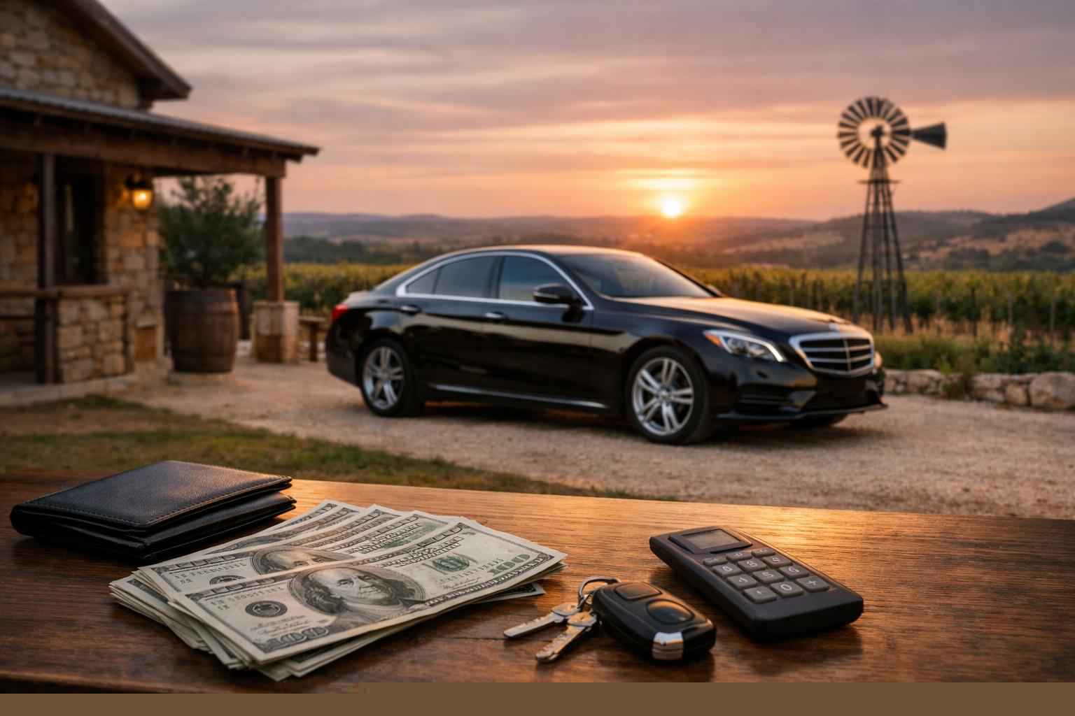 How Much Does A Sedan Service Cost In Fredericksburg Texas?