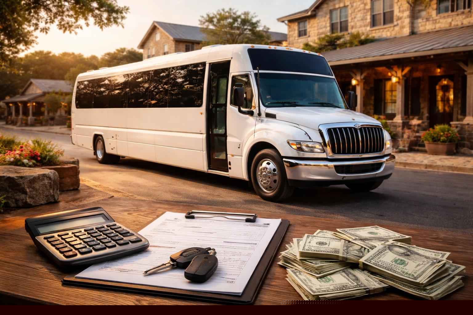 How Much Does Shuttle Bus Rental Cost In Boerne?