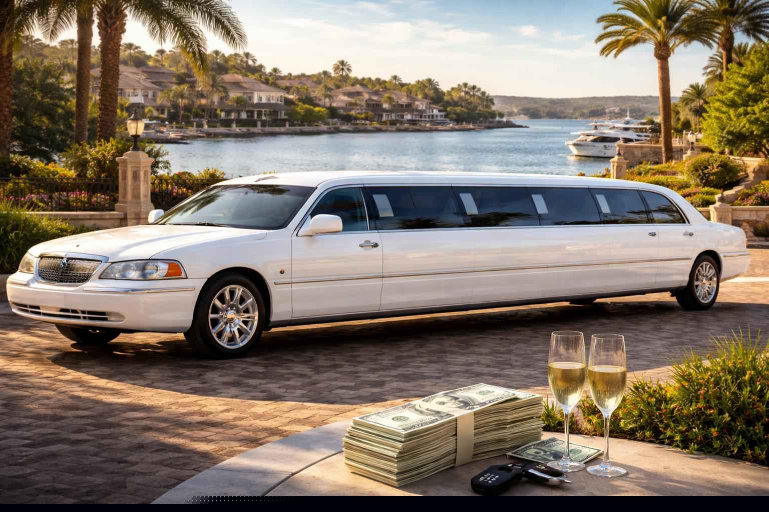 What Does White Limo Rental Cost In Horseshoe Bay?