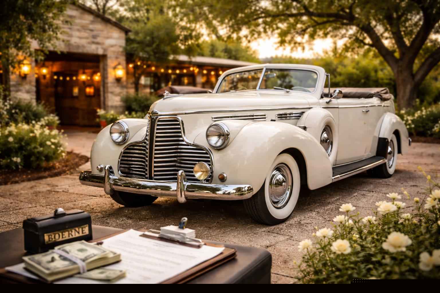 What Does Antique Vehicle Rental Cost