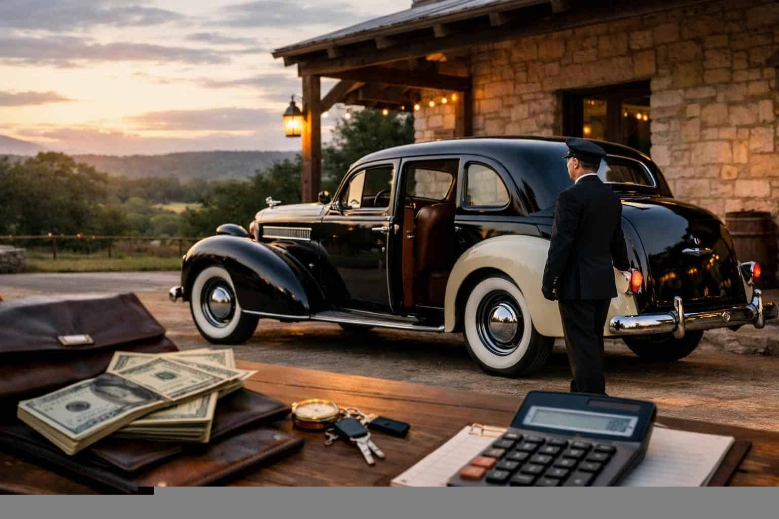 How Much Is Chauffeured Antique Car Rental