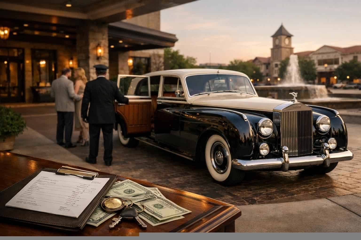 How Much Does Antique Vehicle Rental With Driver Cost In Frisco Texas