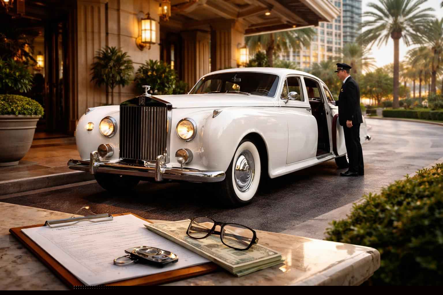 How much does antique vehicle rental with driver cost in Tampa Florida?