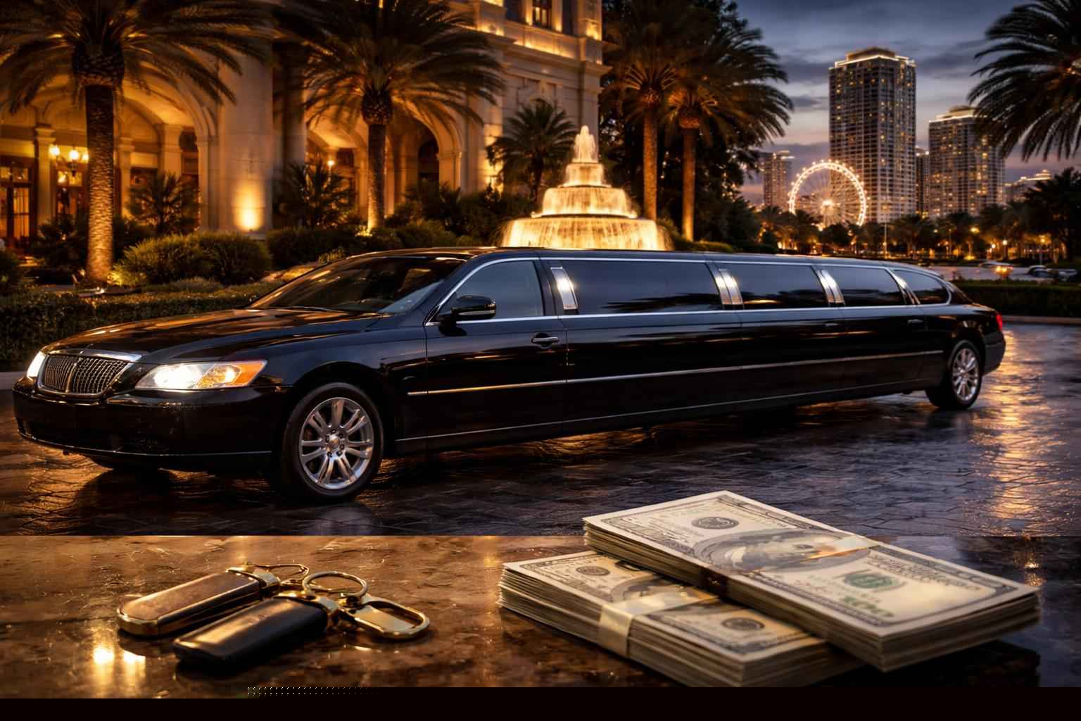 How much does black limo rental cost in Orlando Florida?
