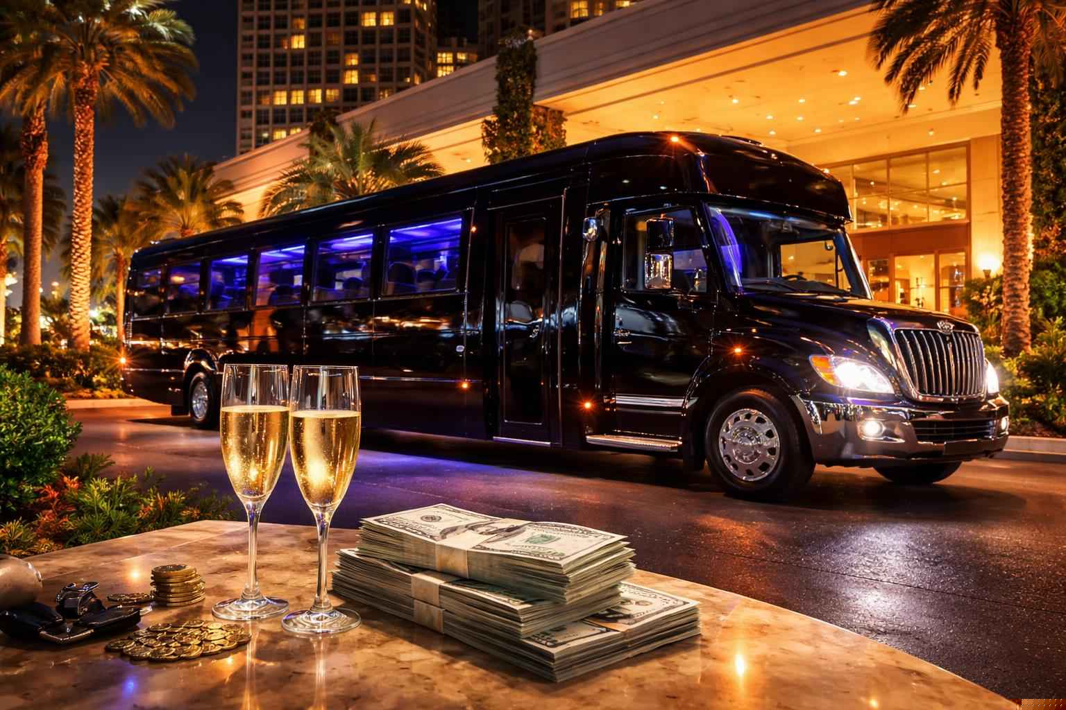 How Much Does Black Party Bus Rental Cost In Orlando Florida