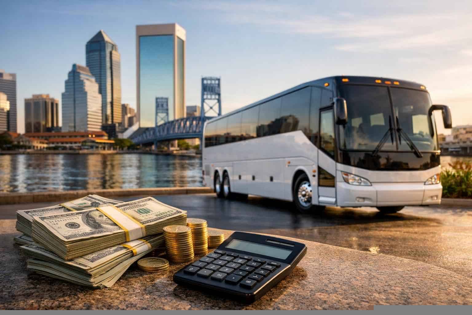 How Much Does Charter Bus Rental Cost In Jacksonville Florida