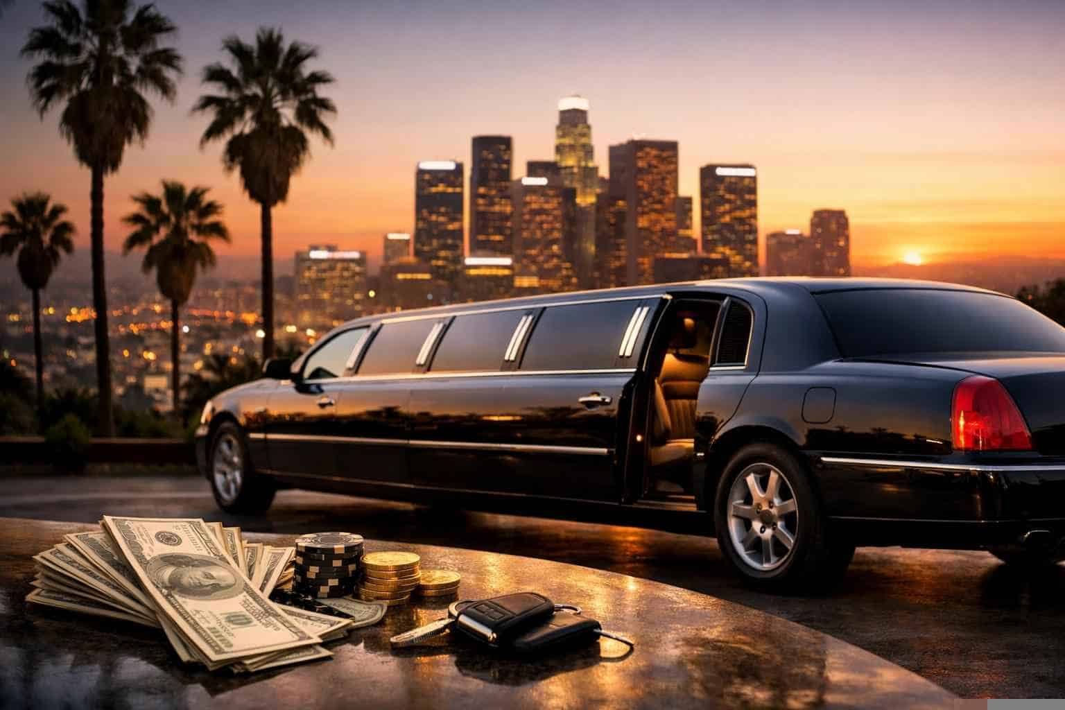 How much does limo rental cost in Los Angeles California
