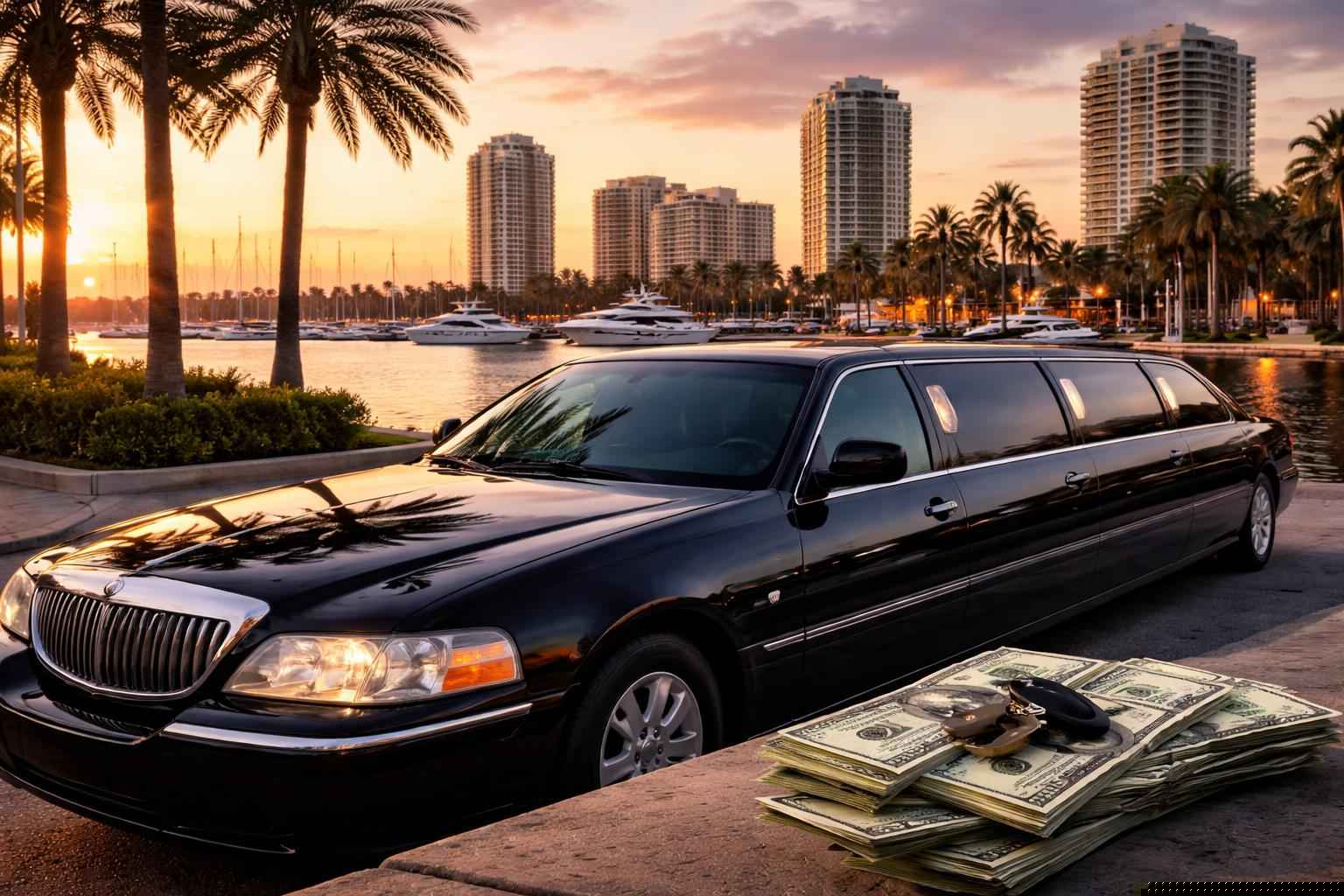 How much does limo rental cost in St. Petersburg Florida?