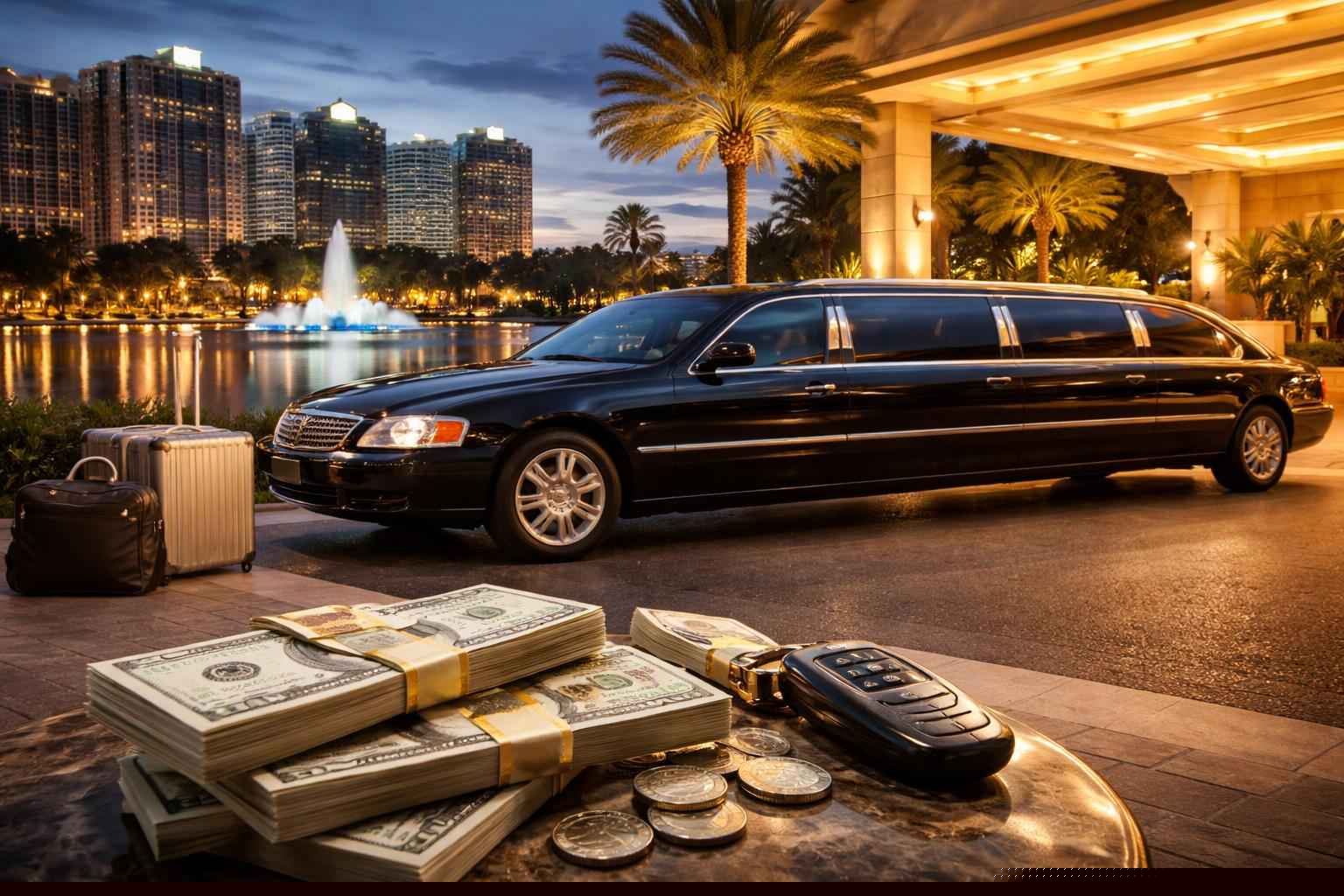How much does limousine service cost in Orlando Florida