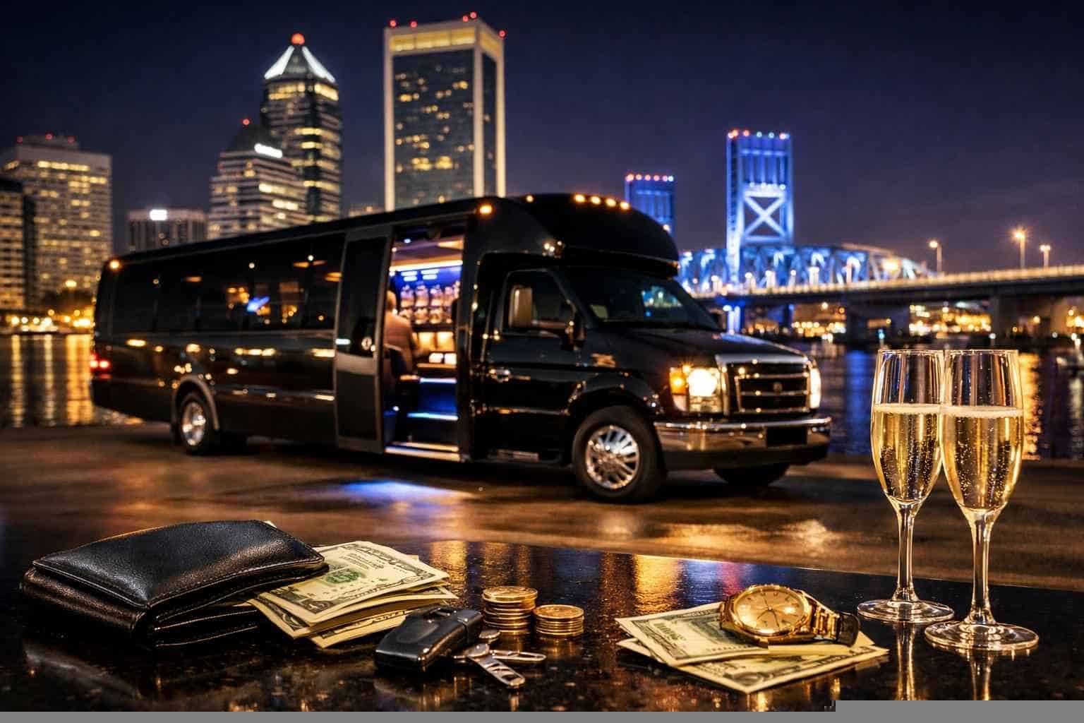 How much does party bus rental cost in Jacksonville Florida?