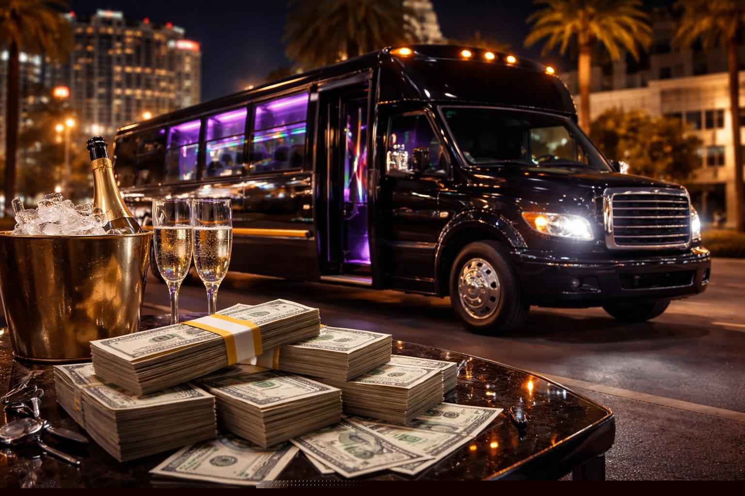 How much does party bus rental cost in Orlando Florida?