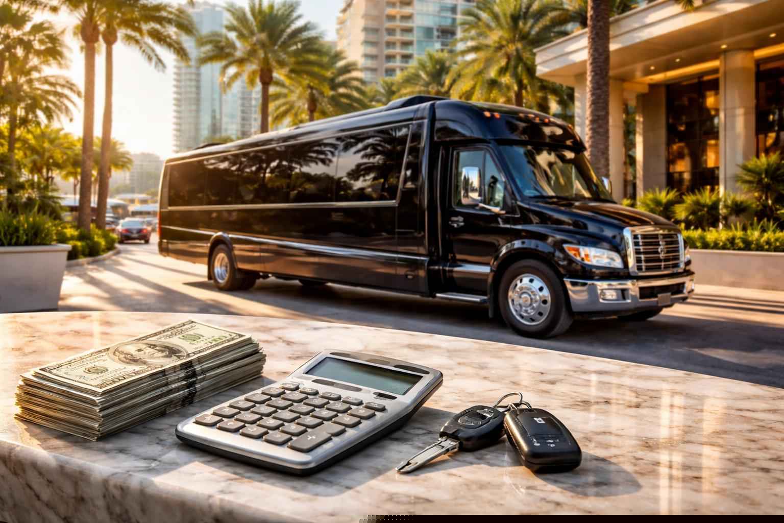 How much does shuttle bus rental cost in Miami Florida?
