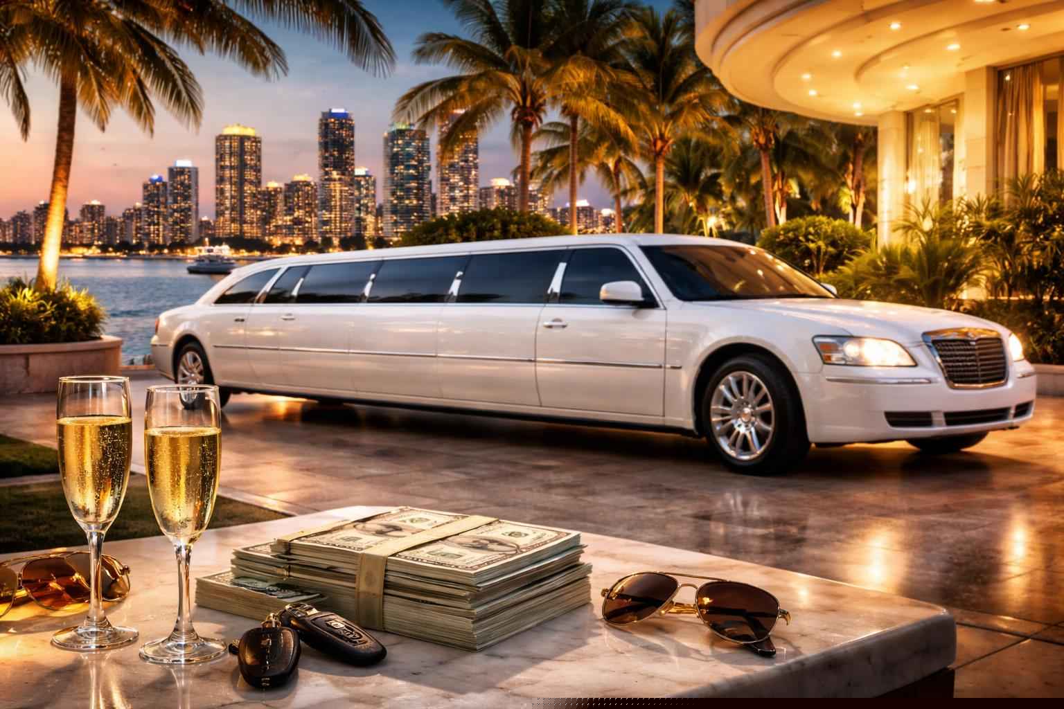 How Much Does White Limo Rental Cost In Miami Florida?