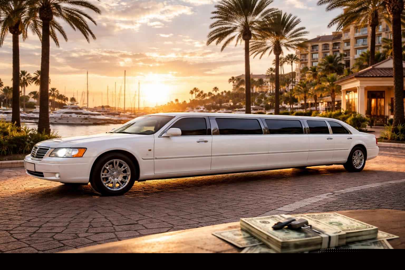 How much does white limo rental cost in St. Petersburg Florida